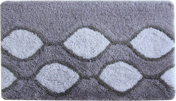 Коврик Iddis Curved Lines Grey 80x50