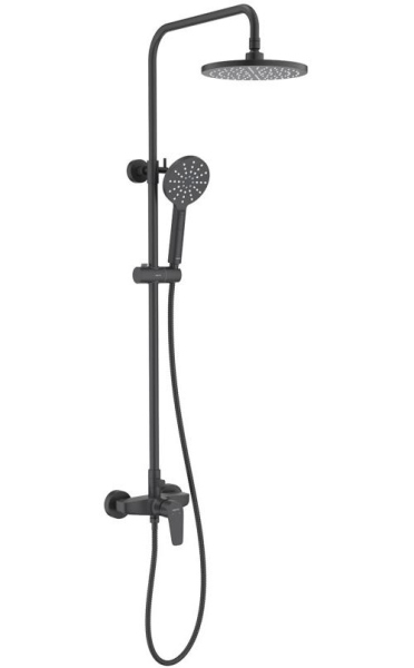 Душевая система Aquatek Бетта AQ2160MB Черная матовая