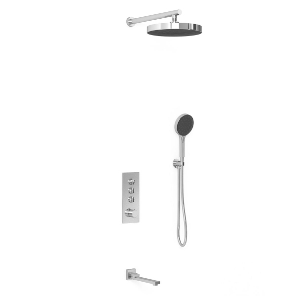 Душевой комплект Vincea VSFW-433TI2CH встраиваемый, хром