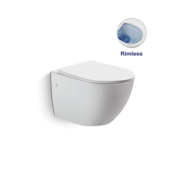 Унитаз подвесной Vincea, Globo VT1-14 безободковый, цвет белый