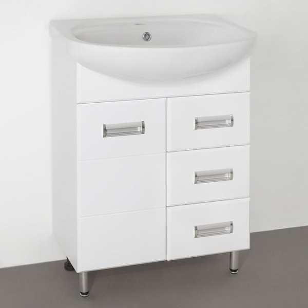 Тумба для комплекта Style Line Ирис 65 белая