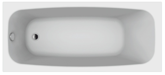 ВПР0140100100 SEVILLA Ванна прямоугольная 160х70 белая ALBA SPA