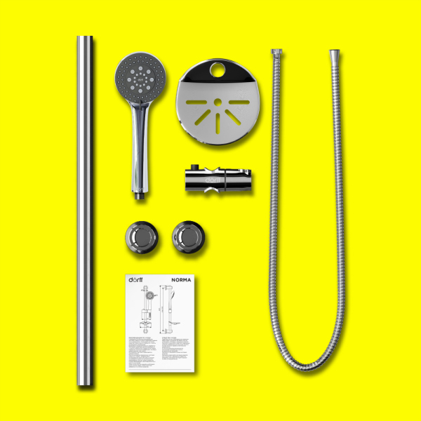 Душевой гарнитур Dorff Norma D0101000 Хром