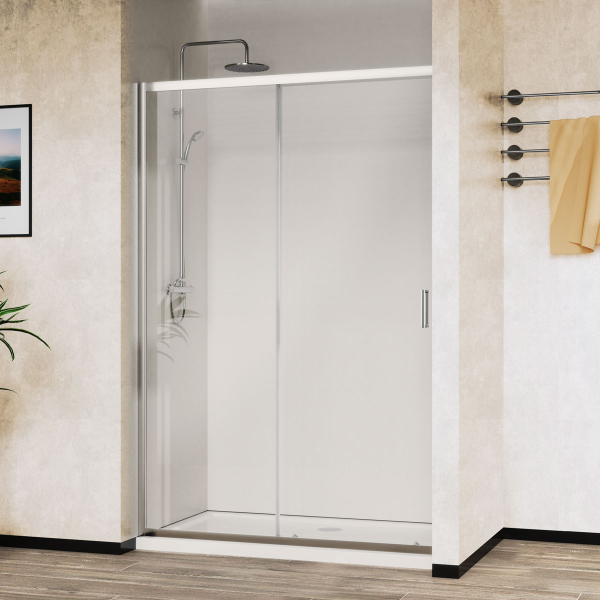 Душевая дверь Vincea City VDS-5CT100CL, 1000, хром, стекло прозрачное