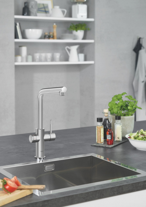 Смеситель Grohe Red II Duo 30327001 для кухонной мойки, с водонагревателем