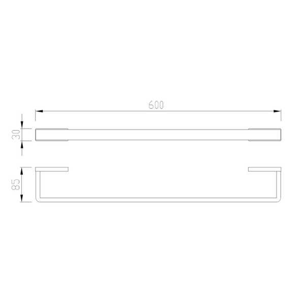 Полотенцедержатель ABBER Westen AA1754NG никель