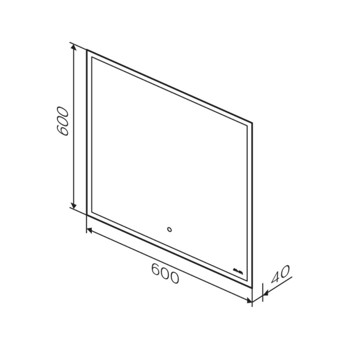 Зеркало AM.PM Spirit V2.0 60 подсветкой