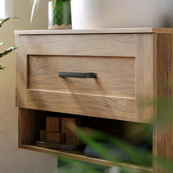 Подвесная тумба без раковины AQWELLA 80 см, CRF0108DB