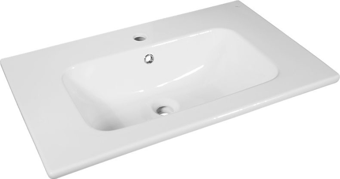 Тумба с раковиной Smile Фреш 80 черная