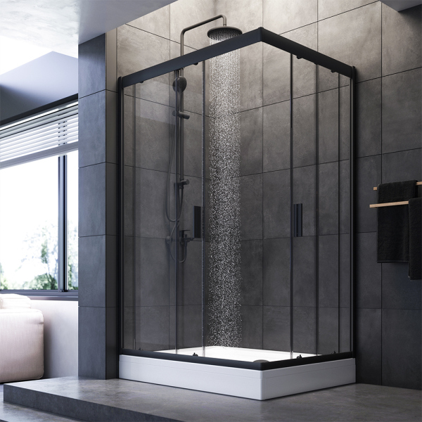 Душевое ограждение 120x90 см, без поддона AM.PM Gem, W90G-404-120290-BT