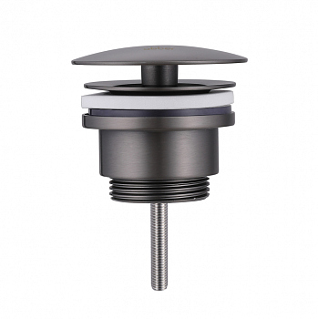 Донный клапан ABBER AF0012NG без перелива, фиксированный, никель