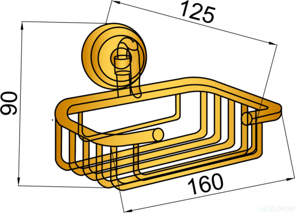 Мыльница Boheme Medici 10619