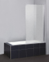 Шторка на ванну Belbagno SELA-V-1-80/140-Ch-Cr-R