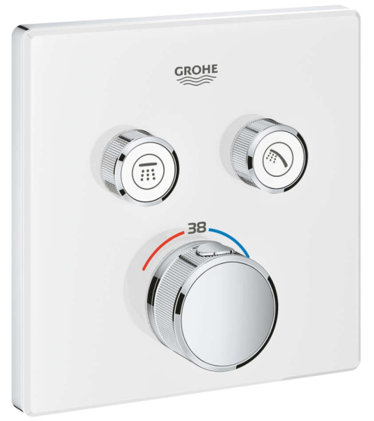 Термостат Grohe Grohtherm SmartControl 29156LS0 для душа, moon white