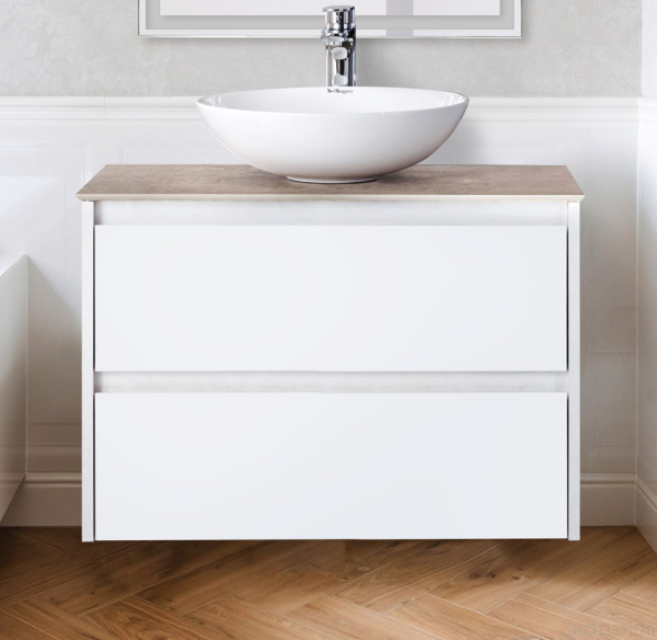 Тумба с раковиной Belbagno KRAFT, KRAFT-800-2C-SO-BO+ BB800ETL (готовый набор)
