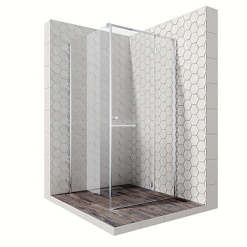 Душевое ограждение Ambassador Diamond 12011103R (1000x1000x2000)