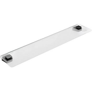 Полка стеклянная, 64 см TD 500.20 черный