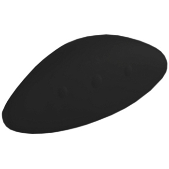 Подушка-подголовник для ванны черная Jacob Delafon E6757-9K