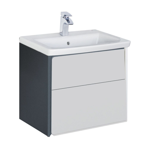 Тумба для комплекта Roca Ronda 60 белый глянец, антрацит