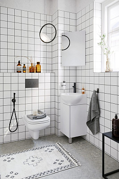 Напольная тумба без раковины AQWELLA 45см, POR0104WW