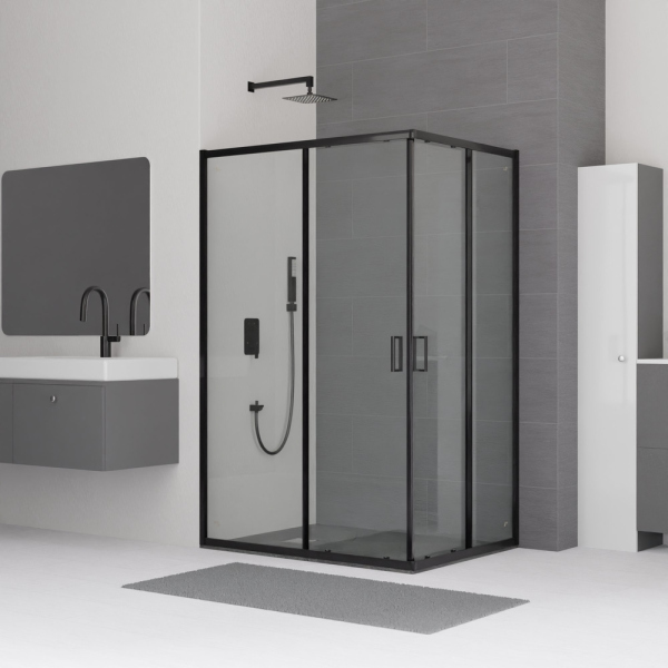 Душевой уголок RGW CL-44B, 32094492-14, Чёрный, 90*120*185