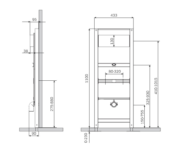Система инсталляции для писсуаров AM.PM I022701
