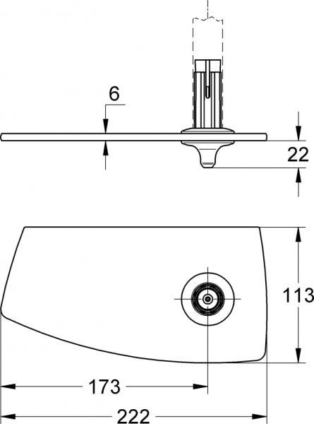 Полочка-мыльница Grohe Movario 28549000