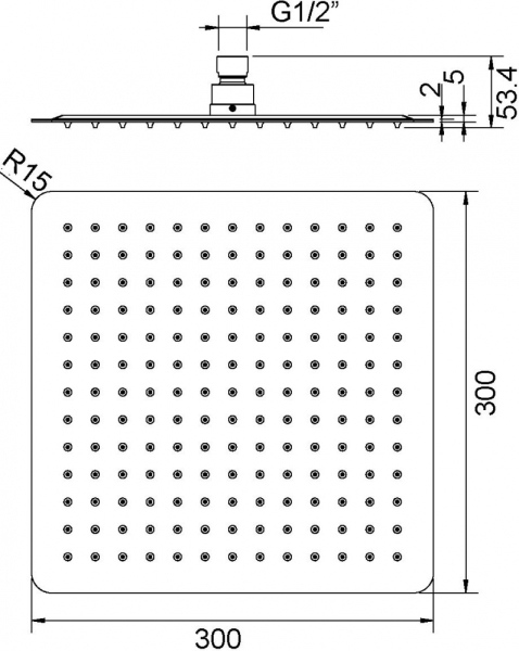 Верхний душ Timo SW - 4113/00