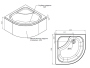 Поддон для душа AM.PM Gem Deep W90T-401A090W 90x90