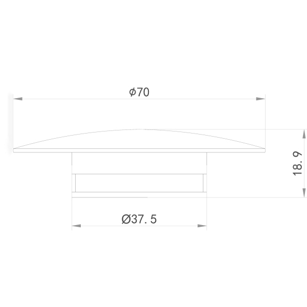Накладка на слив ABBER AB0003 черная