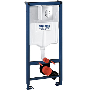 Система инсталляции для унитазов Grohe Rapid SL 38721001 3 в 1 с кнопкой смыва