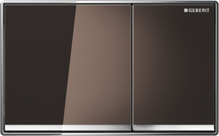 Кнопка смыва Geberit Omega 60 115.081.SQ.1 умбра