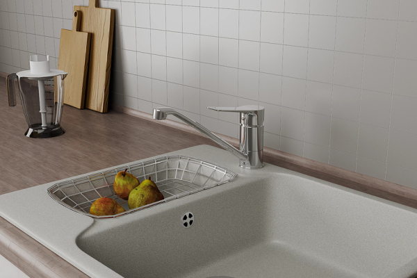 Смеситель для кухни с поворотным изливом RUSH Haiti (HA1935-25)