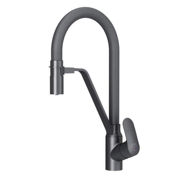 Смеситель для кухни с каналом для питьевой воды и гибким изливом AM.PM Like, F8007822