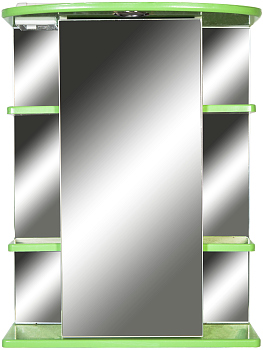Зеркало-шкаф 1 Orange Кларис 55 салатовый
