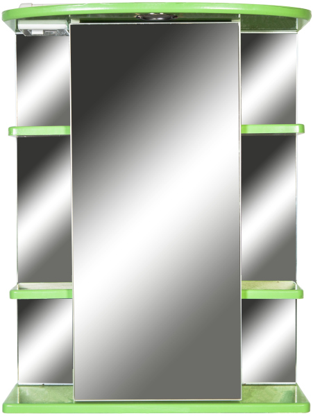 Зеркало-шкаф 1 Orange Кларис 55 салатовый