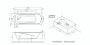 Акриловая ванна AM.PM Sense W75A-170-070W-KL 170х70 см