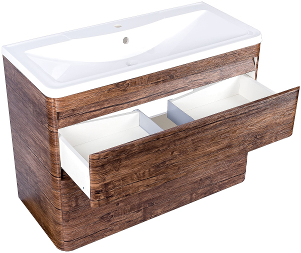 Тумба для комплекта Style Line Атлантика 80 Люкс Plus, подвесная, старое дерево