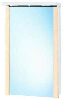 Зеркальный шкаф с подсветкой Dreja Lafutura 99179 правосторонний, капучино