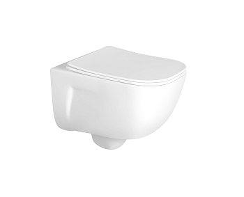 Унитаз подвесной безободковый AQUATEK ДИВА AQ2012-00 510*350*360 мм