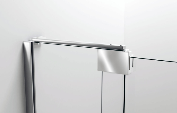 Душевая дверь Vincea Extra VDP-1E1011CLB, 1000/1100, черный, стекло прозрачное