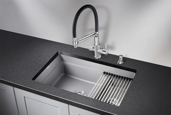 Кухонная мойка GRANULA Kitchen Space (7304U, АЛЮМИНИУМ)