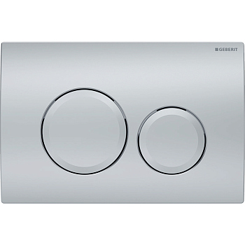 115.127.46.1 Смывная клавиша Geberit Delta20, для двойного смыва: Матовый хром