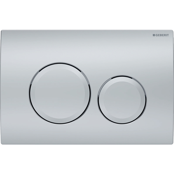 115.127.46.1 Смывная клавиша Geberit Delta20, для двойного смыва: Матовый хром