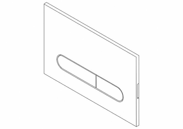 Кнопка смыва BelBagno PROSPERO, цвет-белый, BB004-PR-BIANCO