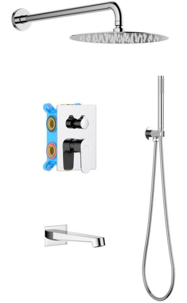 Душевая система Aquatek Оберон AQ1273CR Хром