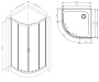 Душевой уголок AM.PM Gem W90G-401-080WT 80x80