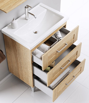 Напольная тумба без раковины AQWELLA 70см., FOS01073DS