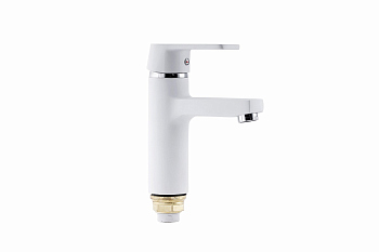 Смеситель для раковины FAUZT FZs-W49 тип См-УмОЦБА Белый