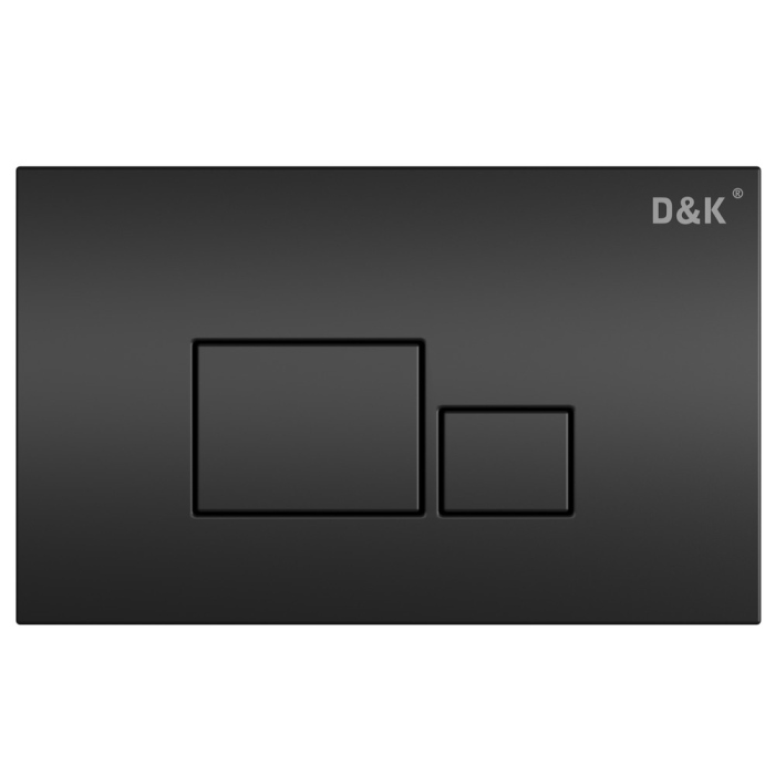 Клавиша смыва D&K черный Quadro (DB1519025)